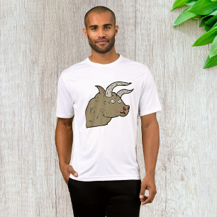 Angry Bull Head Mens Sport-Tek T-Shirt