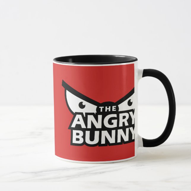 Angry Bunny Abstract Mug 2 (Right)