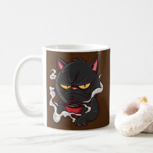 Angry Cat Coffee Kitten Mad Mug