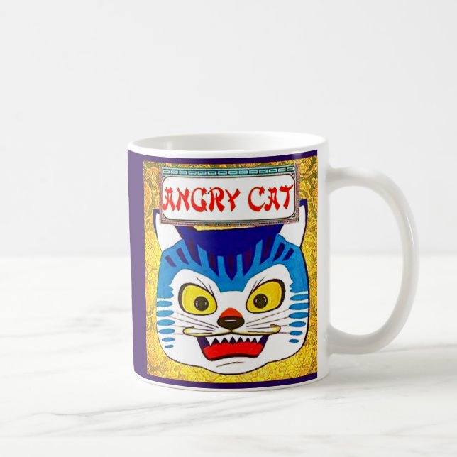 Angry Cat Coffee Mug (Right)