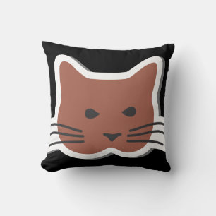 Angry cat cushion