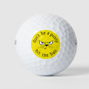 Angry Cat Golf Balls