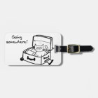 Angry Cat in Suitcase - Funny Gift for Travelers