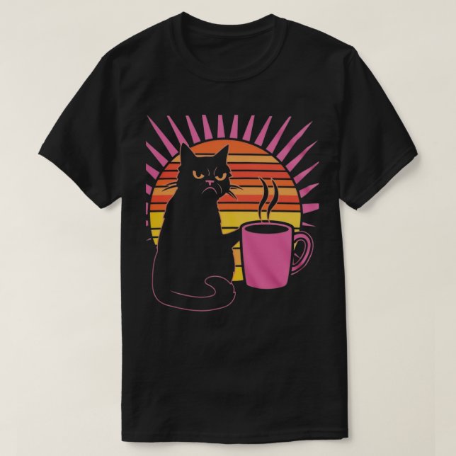Angry Cat Joe 2 blk Mens T-Shirt (Design Front)