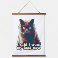 Angry cat meme for cat persons and cat owners 