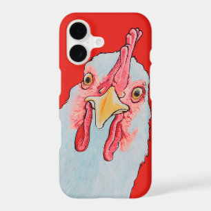 Angry Chicken in red