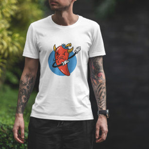 Angry Chilli Food Dabbing T-Shirt