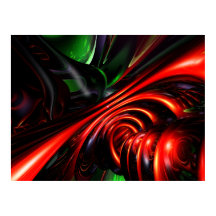 Angry Clown Abstract Poster