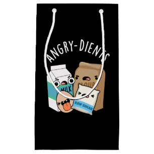 Angry-dients Funny Baking Pun Dark BG Small Gift Bag