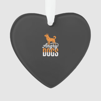 Angry Dogs Vector Mascot Ornament