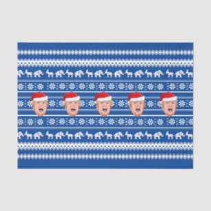 Angry Donald Trump Christmas Tissue Paper