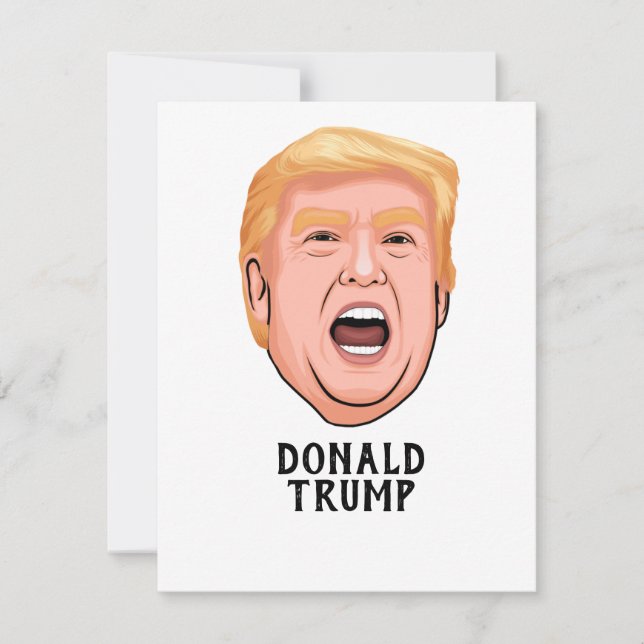 ANGRY DONALD TRUMP CUSTOM CARD (Front)