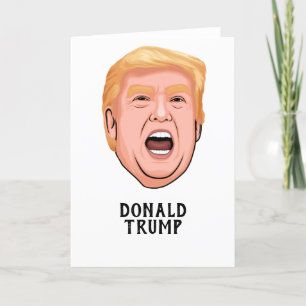 ANGRY DONALD TRUMP CUSTOM THANK YOU CARD