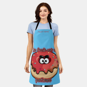 Angry Donut: Fresh out of patience Apron