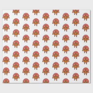 Angry Doughnuts II Wrapping Paper