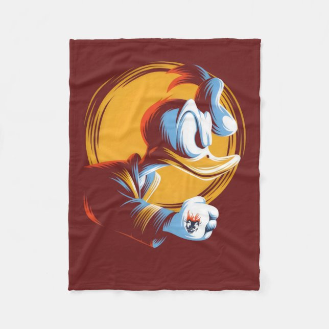  Angry Duck Fleece Blanket (Front)