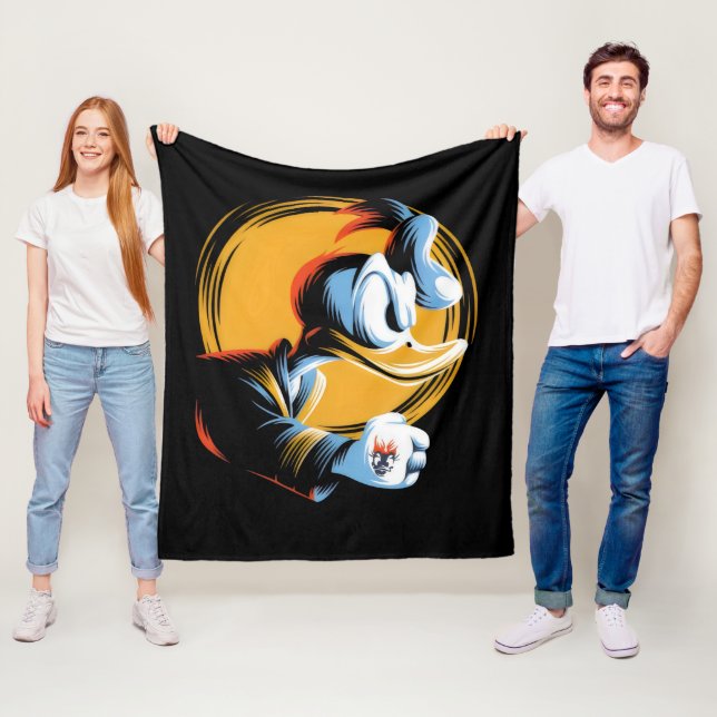  Angry Duck Fleece Blanket (In Situ)