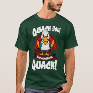 Angry Ducks Geese Pun Meme Men Women Funny Duck Go T-Shirt