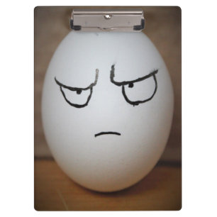 Angry Egg Clipboard