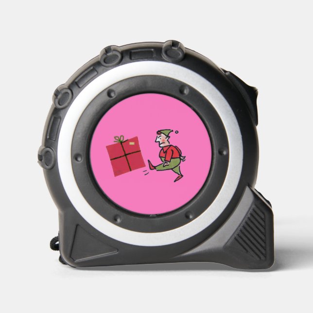 Angry Elf pink tape measure 1 (Front)