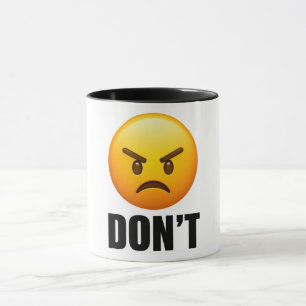 Angry Emoji DON'T Classic Mug