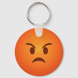Angry Emoji  Key Ring