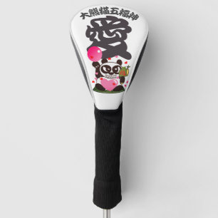 Angry Face Panda God of Love Golf Head Cover