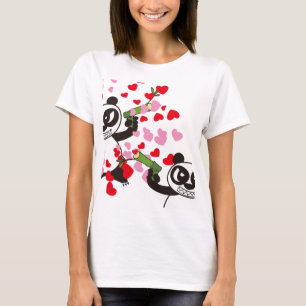 Angry Face Panda love shot T-Shirt
