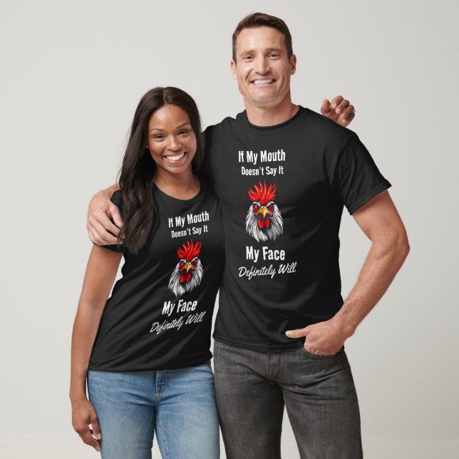 Angry Face Unisex T-Shirt (Unisex)