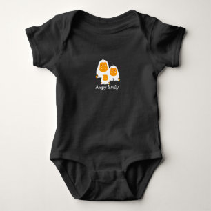 Angry family Monkeys design Baby Bodysuit