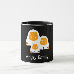 Angry family Monkeys design Mug