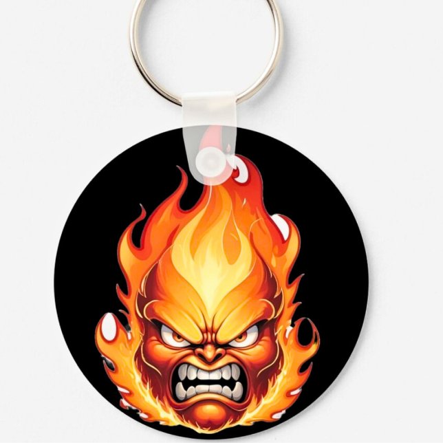 Angry Flame Fuuny Key Ring (Creator Uploaded)