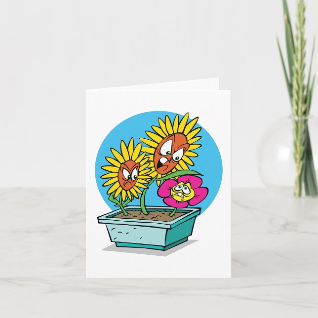 Angry Flowers Note Cards (Creator Uploaded)