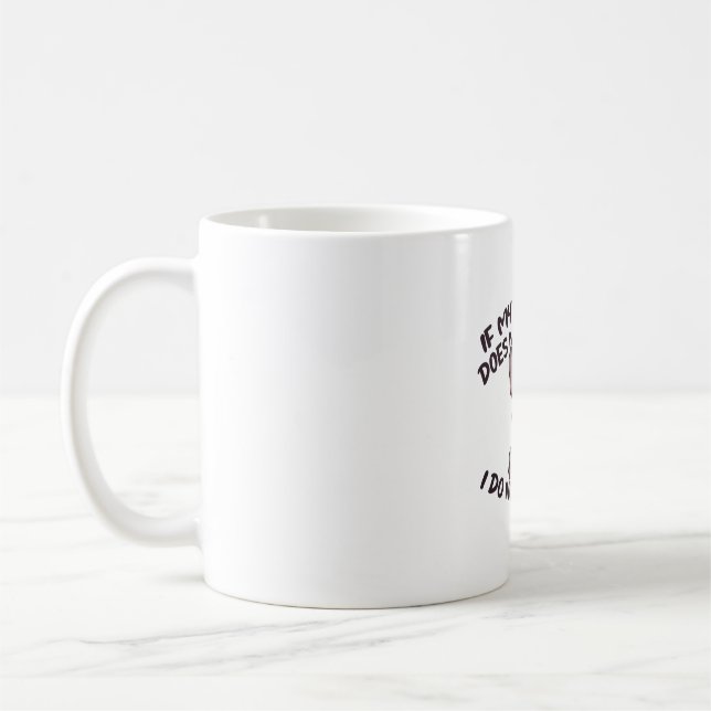 Angry Frenchie (Merle) - Unique Design   Coffee Mug (Left)