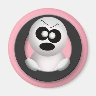 Angry Ghost - Halloween Magnet