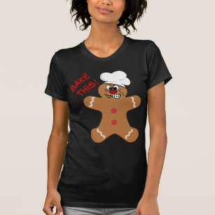 Angry Gingerbread Man Cookie T-Shirt