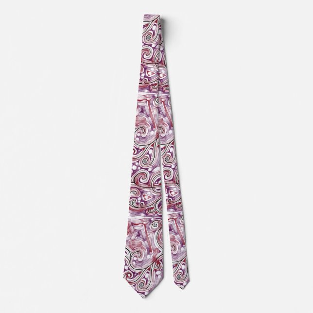 Angry Girl Tie by Aud Arrt (Front)