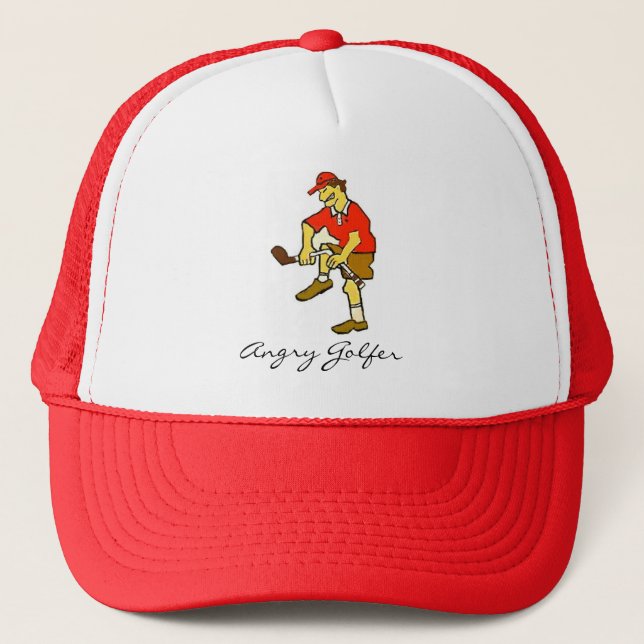 Angry Golfer Hat (Front)