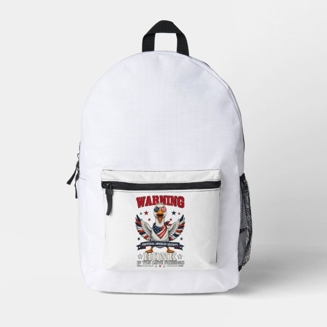 Angry Goose 4th of July Backpack (Front)