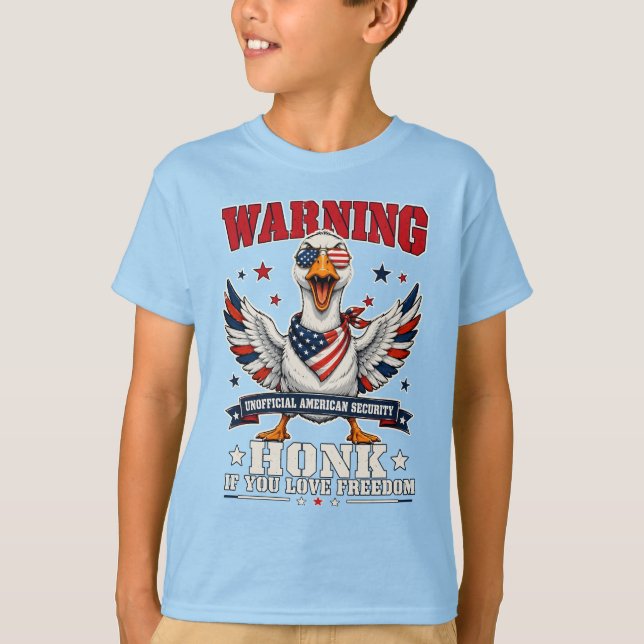 Angry Goose 4th of July T-Shirt (Front)