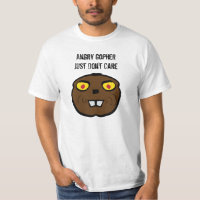 Angry Gopher Just Don't Care Toon Funny Animal