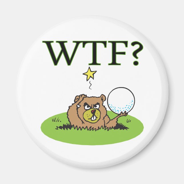 Angry Gopher Magnet (Front)