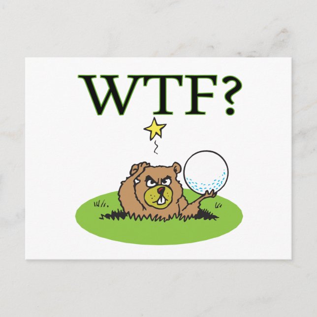 Angry Gopher Postcard (Front)