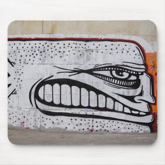 Angry Guy Mouse Pad (Front)