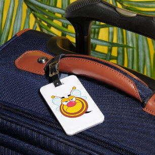 Angry Honey Bee Luggage Tags