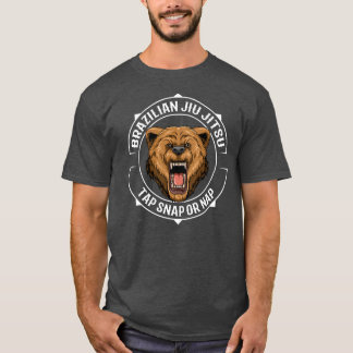 Angry Jiu Jitsu Bear Brazilian Jiu Jitsu BJJ T-Shirt