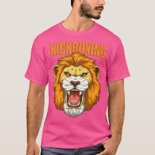 Angry Kickboxing Lion T-Shirt