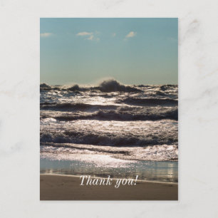 Angry Lake Michigan Postcard