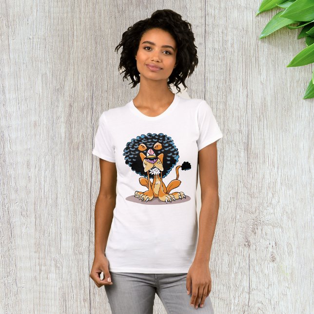 Angry Lion Womens T-Shirt (Creator Uploaded)
