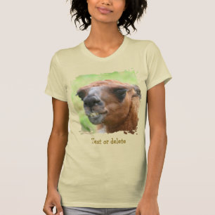 Angry Llama Face Personalized T-Shirt